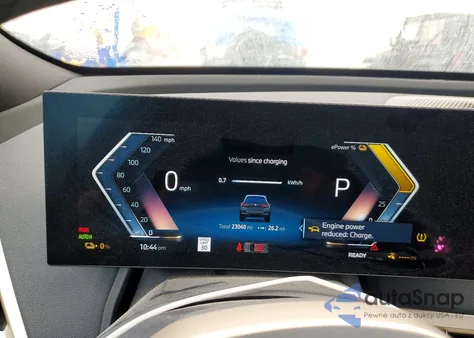 2024 BMW Ix xDrive50 z USA, uszkodzony, nr VIN WB523CF01RCS00126